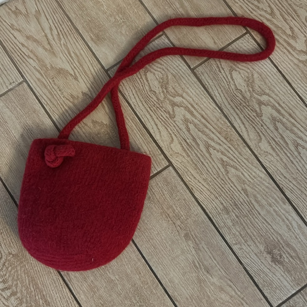 Boiled Wool Shoulder Bag - image 3